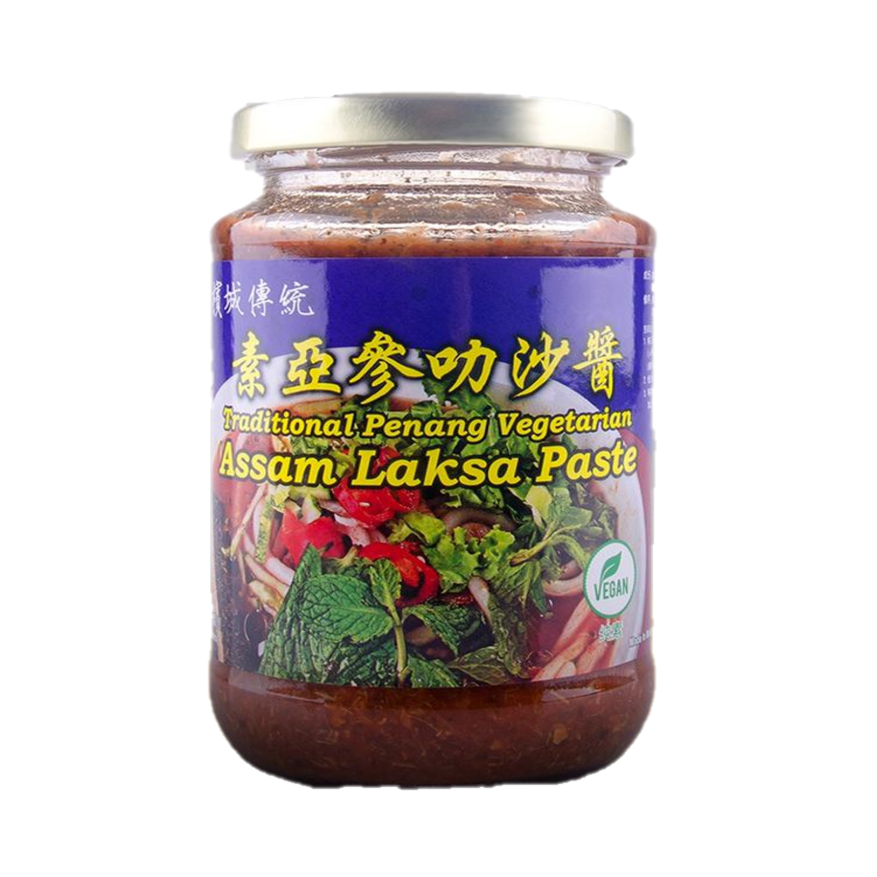 Vegetarian Assam Laksa 槟城亚参叻沙酱380g Tung Kee Tian Xin Su Shi Bao Dian